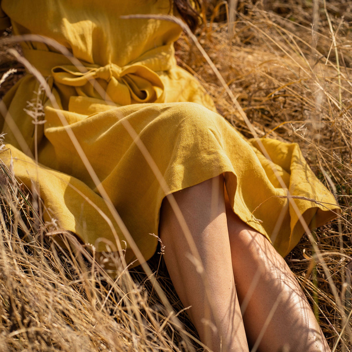 MENIQUE Oversize Dress Olivia Spicy Yellow