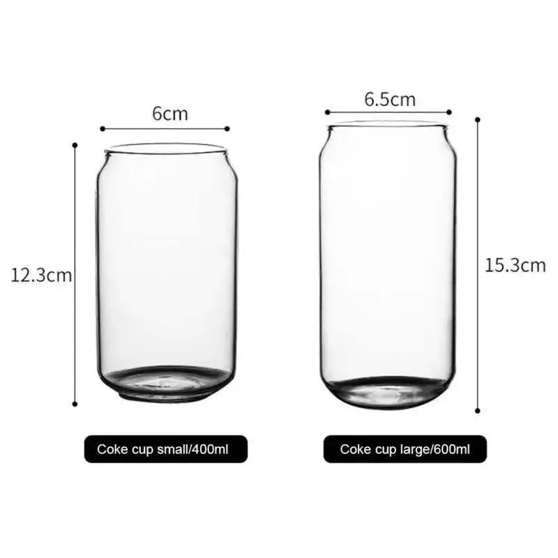 Eco Fusion Cola Can Glass Cup | Hypoallergenic - Allergy Friendly - Naturally Free