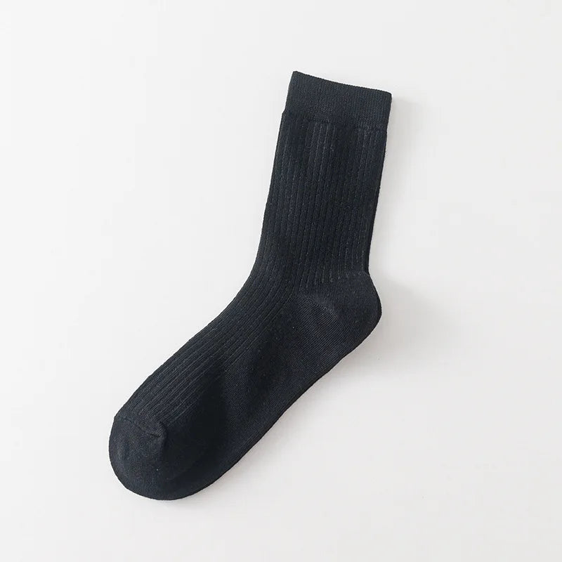 Fall Caviar Ribbed 100% Cotton Mens Socks | Hypoallergenic - Allergy Friendly - Naturally Free