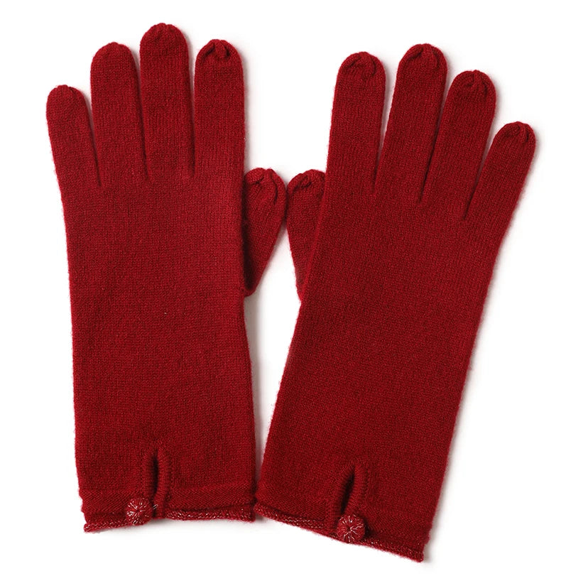 Frozen Hues Cashmere Womens Gloves | Hypoallergenic - Allergy Friendly - Naturally Free