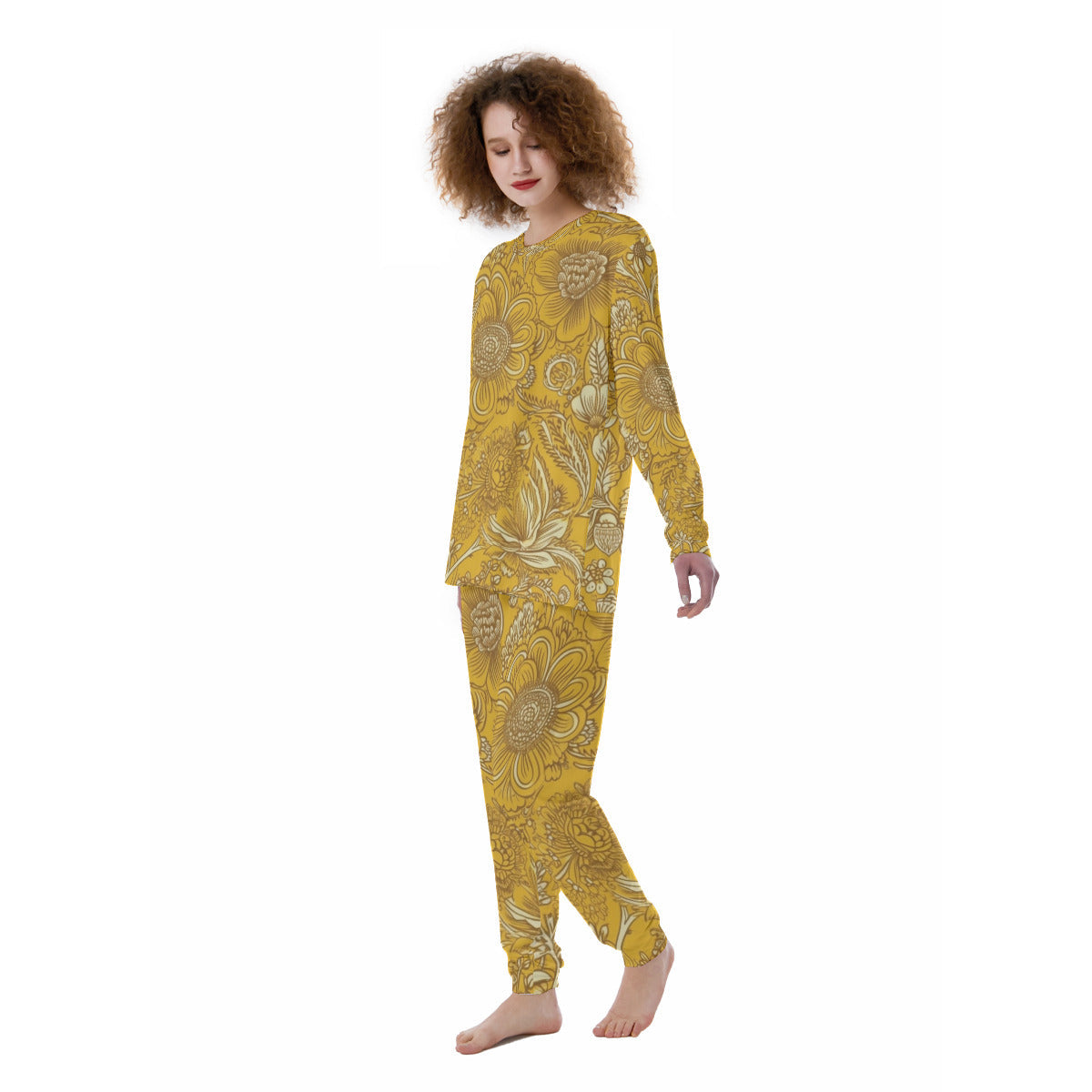 Golden Sunrise 100% Cotton Pajama Set | Hypoallergenic - Allergy Friendly - Naturally Free