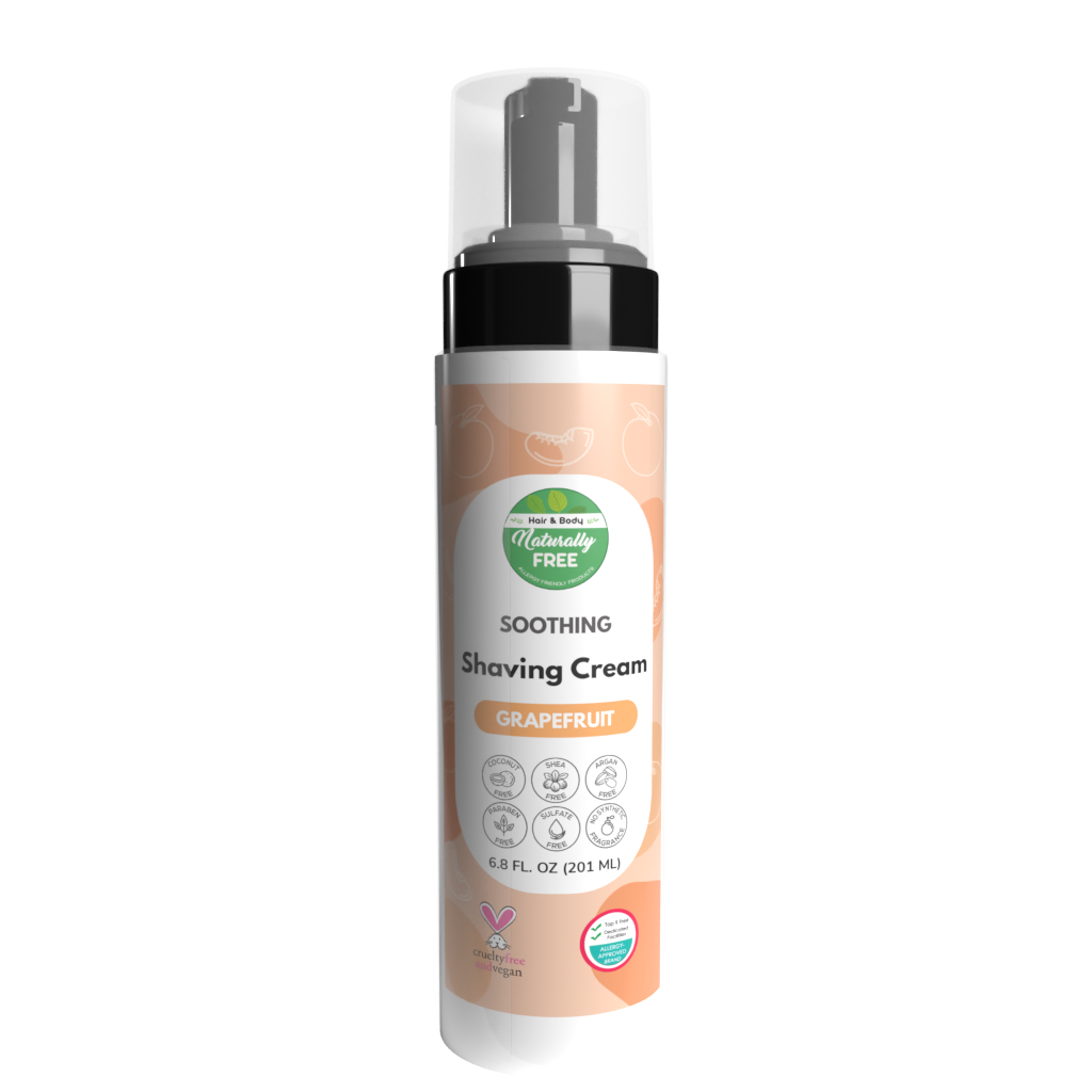 Grapefruit Soothing Shaving Cream | Hypoallergenic - Allergy Friendly - Naturally Free