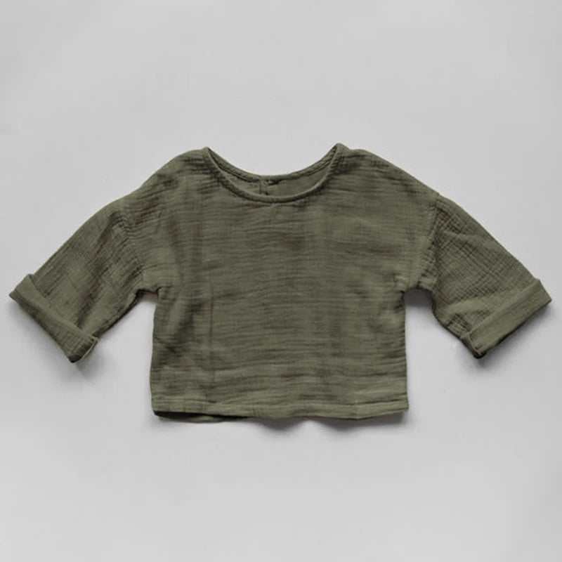 Peony Meadow Long Sleeve Organic Cotton Baby Top | Hypoallergenic - Allergy Friendly - Naturally Free