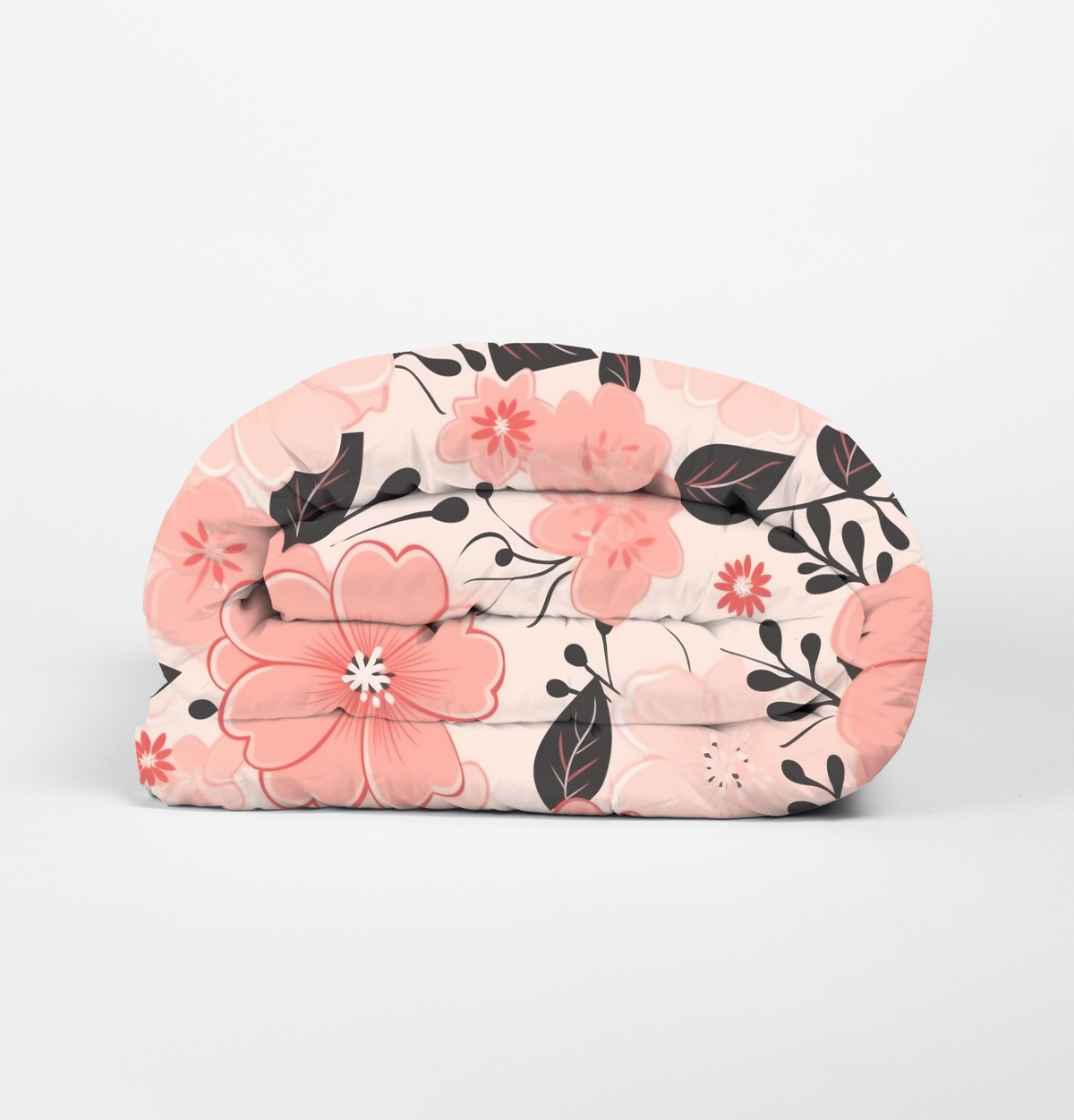 Pink Blossom Floral Duvet Cover | Hypoallergenic - Allergy Friendly - Naturally Free
