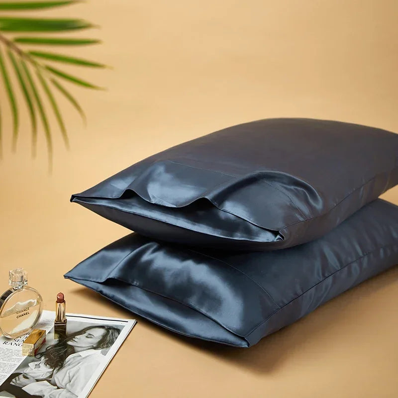 Earth Lux 2Pcs 100% Mulberry Silk Pillowcases