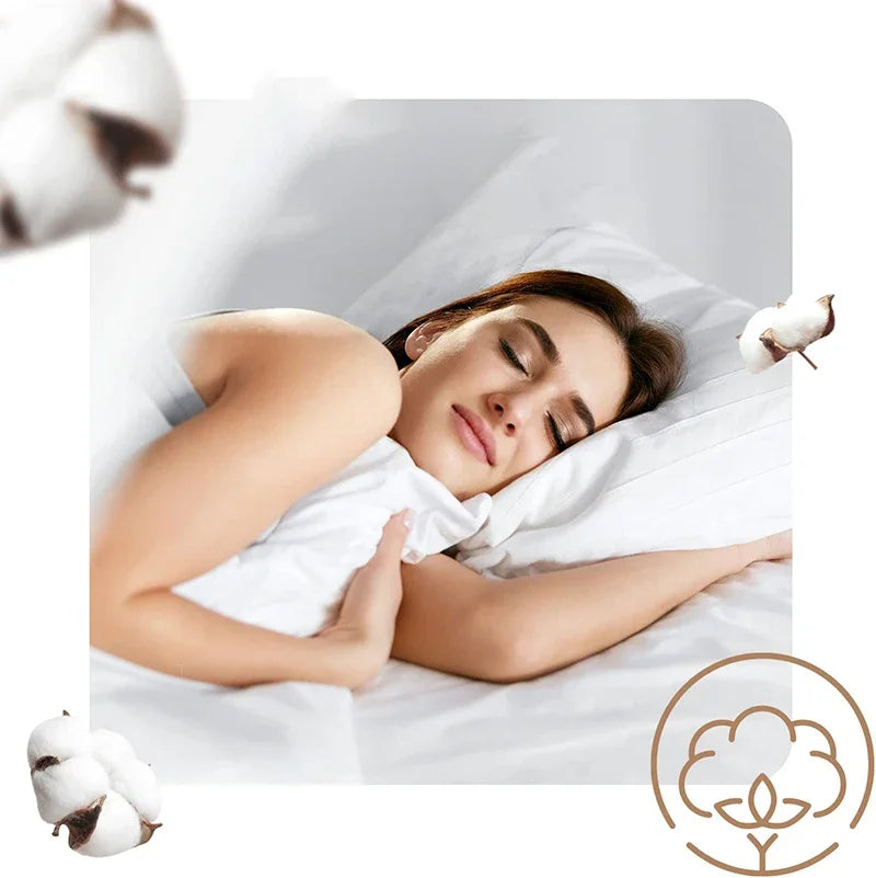 Soft Comfort Envelope 2 Pcs 100% Cotton Pillowcases