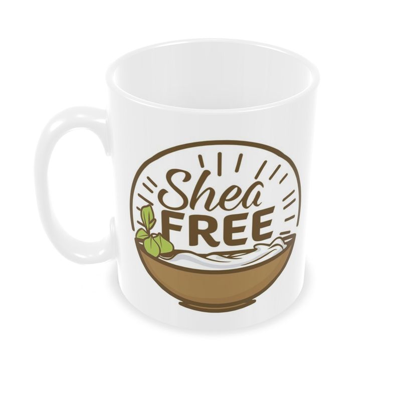 Shea Free Ceramic Coffee Mug | Hypoallergenic - Allergy Friendly - Naturally Free