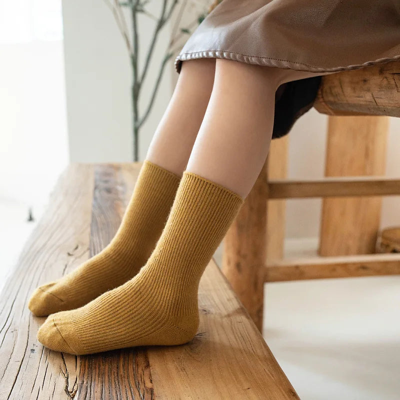 Sunshine Orchard Cashmere Kids Socks | Hypoallergenic - Allergy Friendly - Naturally Free