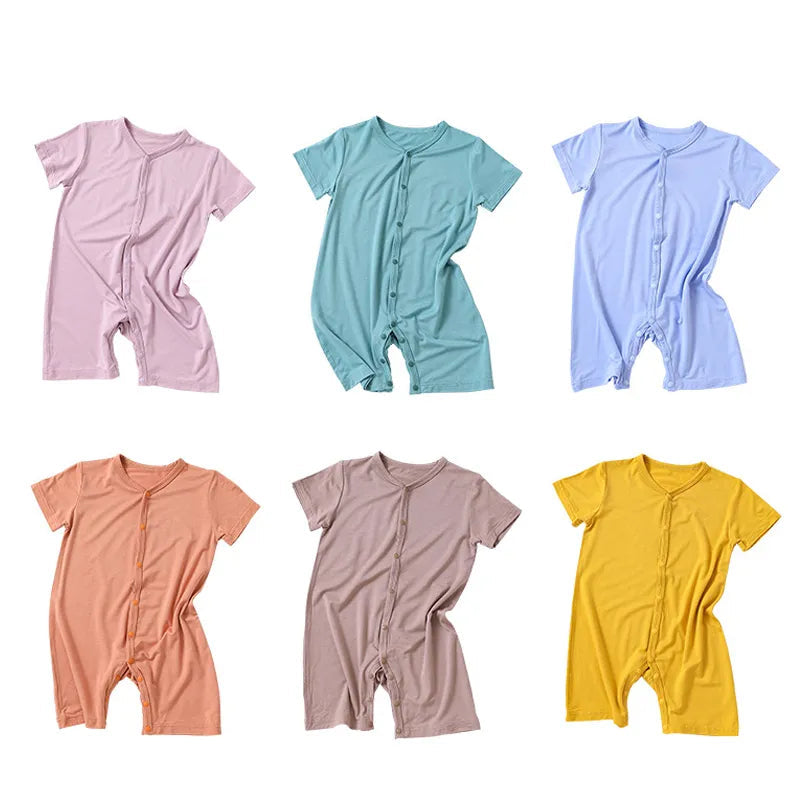 Violet Pastel Modal Baby Romper | Hypoallergenic - Allergy Friendly - Naturally Free