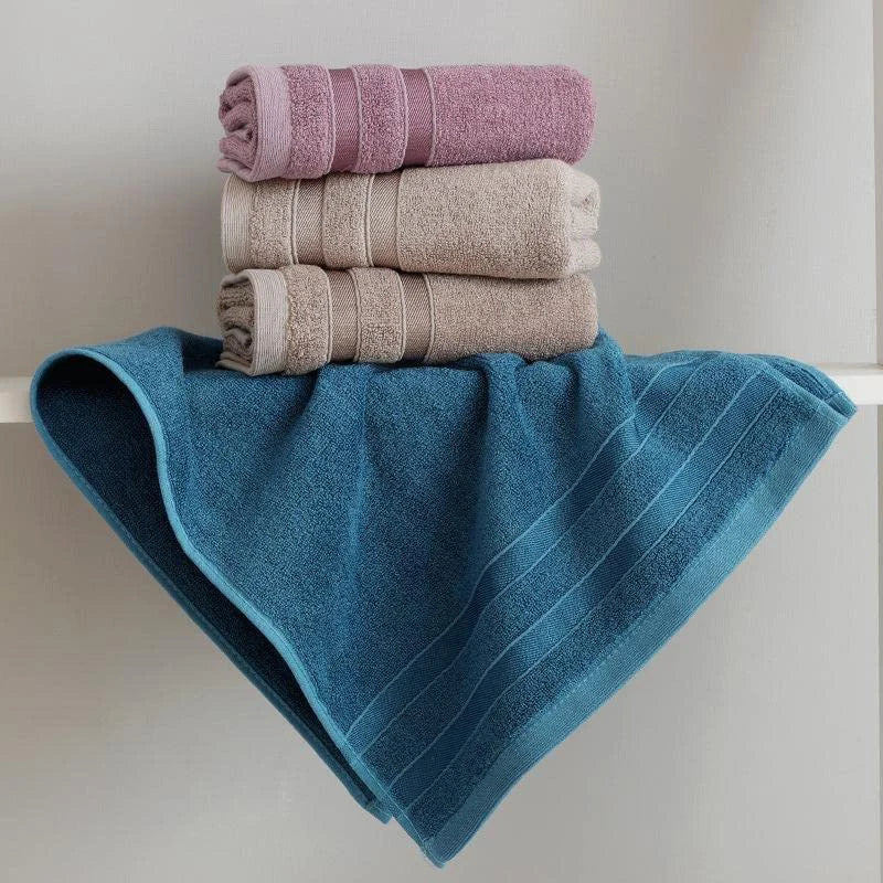 Warm Hues Terry Bamboo Cotton Bath Towel | Hypoallergenic - Allergy Friendly - Naturally Free