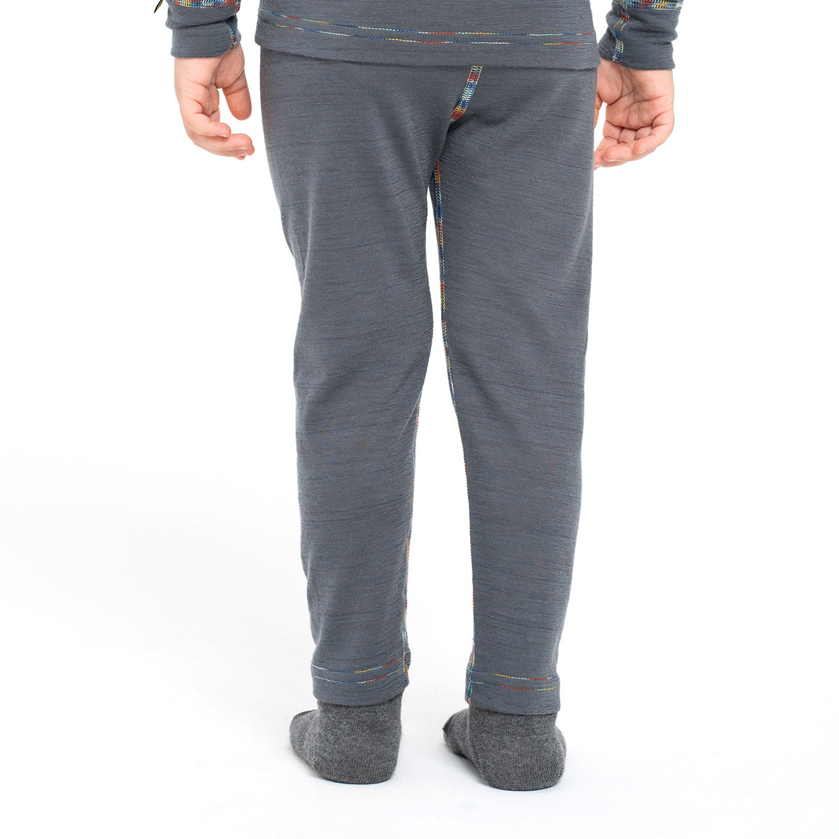 MENIQUE 100% Merino Wool Kids Pants Perfect Grey