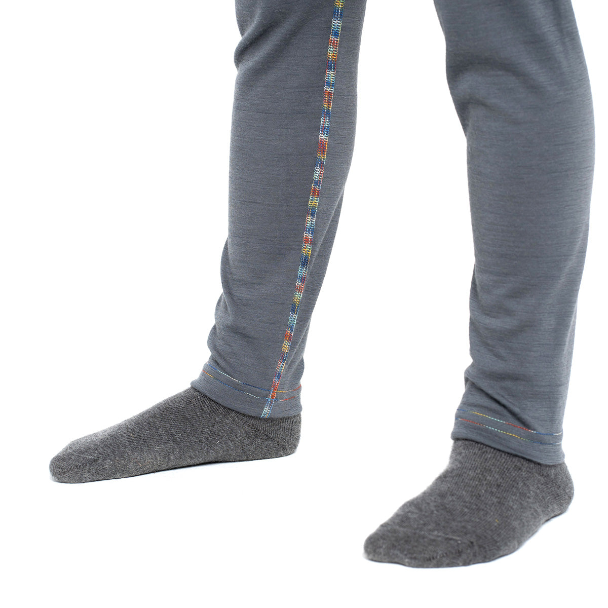 MENIQUE 100% Merino Wool Kids Pants Perfect Grey