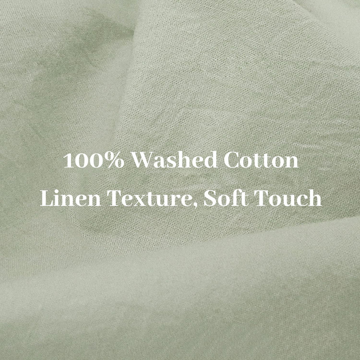Pure Serenity Solid Organic Cotton Duvet Cover & Pillowcase Set