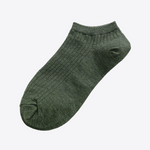 Eco Bloom Ribbed Ankle Organic Cotton Womens Socks