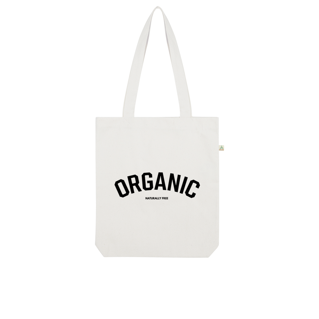 Organic Cotton Quote Graphic Tote Bag