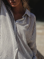 THE HAND LOOM Echo Maxi Shirt Stripes