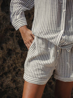 THE HAND LOOM Ocean Short Stripes