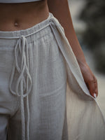 THE HAND LOOM June 100% Organic Cotton Womens Pants - Oatmeal