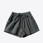 Gala Apple Drawstring Cotton Linen Womens Activewear Shorts