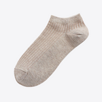 Eco Bloom Ribbed Ankle Organic Cotton Womens Socks