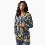 Crown Regal Floral Viscose Womens Pajama Set