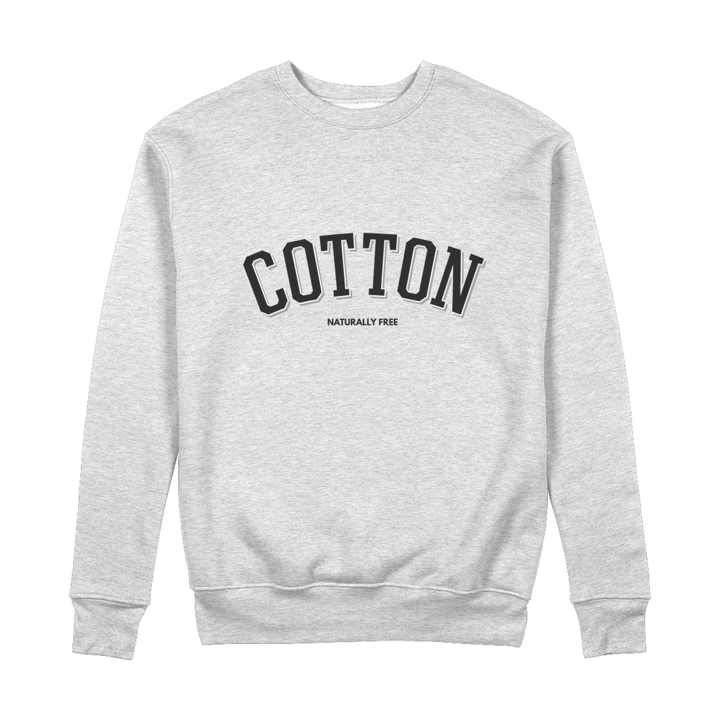 Cotton Logo 100% Organic Cotton Graphic Sweatshirt