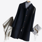 Egyptian Nile Double sided Mid-length 100% Wool Womens Coat