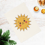 Sun 100% Organic Cotton Tea Towel