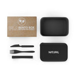 Natural Biodegradable Plant Based Corn Sugar Bento Box with Utensils