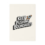 Keep Pushing Boundaries Spaceship Quote 100% Organic Cotton Tea Towel