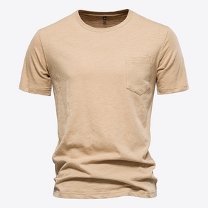 Hydrangea Fields Pocket 100% Cotton Men's Shirt