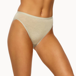 FELINA Stretch Hi Cut Organic Cotton Womens Panties