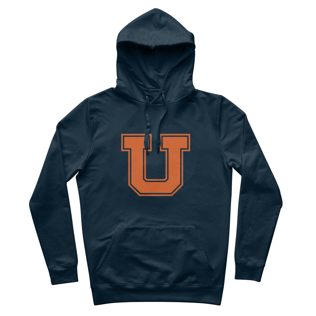 University U logo 100% Organic Cotton Graphic Hoodie