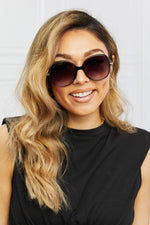 Onyx Pearl Full Rim Womens Sunglasses