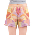 Natural Abstract Organic Cotton Womens Lounge Shorts