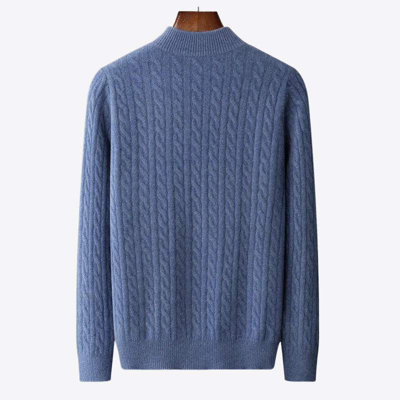 Blueberry Grove Knit 100% Merino Wool Mens Sweater