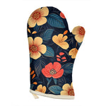 Floral Midnight 100% Cotton Oven Mitts