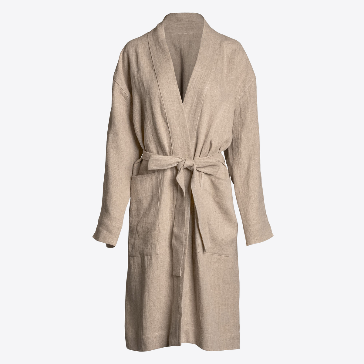 MENIQUE 100% Linen Bath Robe