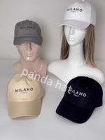 Milano Italy 100% Cotton Baseball Cap