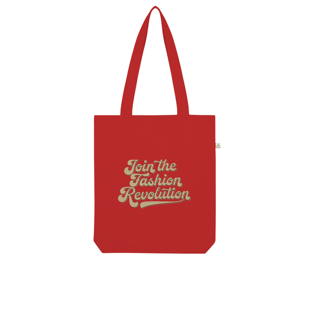 Join The Revolution 100% Organic Cotton Womens Graphic Tote Bag