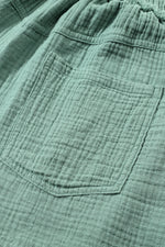 Night Shore Crinkled 100% Cotton Womens Shorts