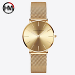 Opulent Gold Hannah Martin Quartz Stainless Steel Womens Watch