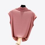 Pink Azalea High Stretch Pull Over Viscose Womens Blouse