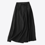 Sandy Beaches Cotton Linen Long Skirt