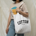 Cotton Naturally Free 100% Organic Cotton Graphic Tote Bag