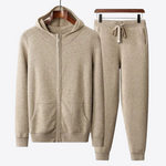 Desert Voyager 100% Cashmere Mens Hoodie & Pant Set