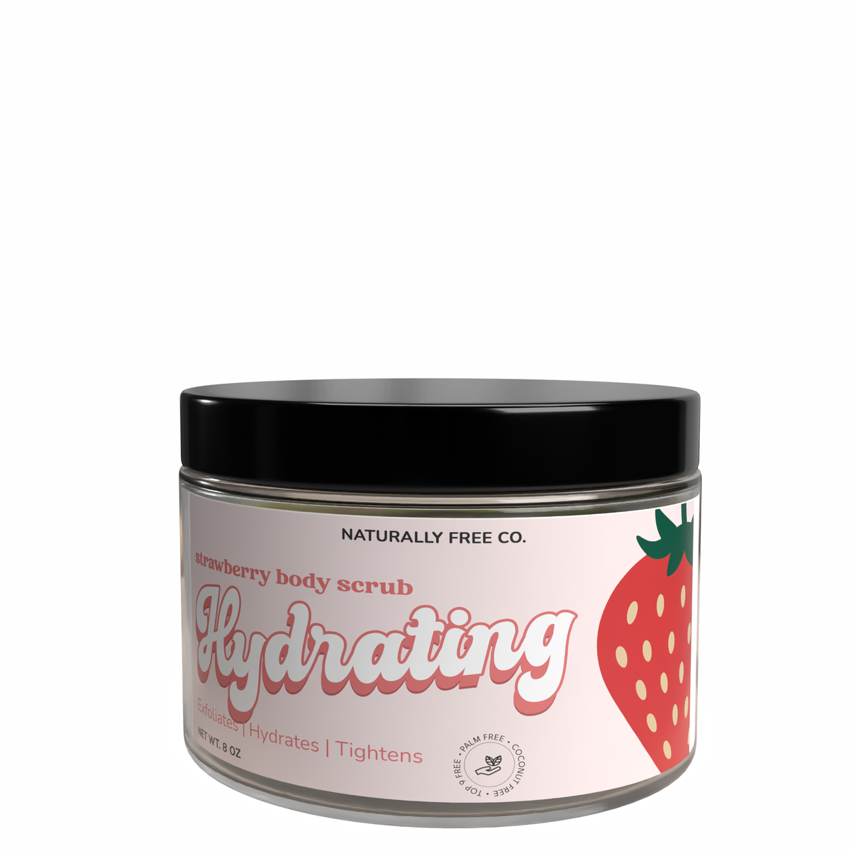 Hydrating Face & Body Scrub - Strawberry