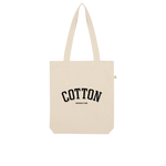 Cotton Naturally Free 100% Organic Cotton Graphic Tote Bag