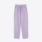 Pink Camellia Ankle Length Harem Cotton Linen Womens Pants