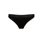 MENIQUE Women Thong Briefs 2-Pack Black